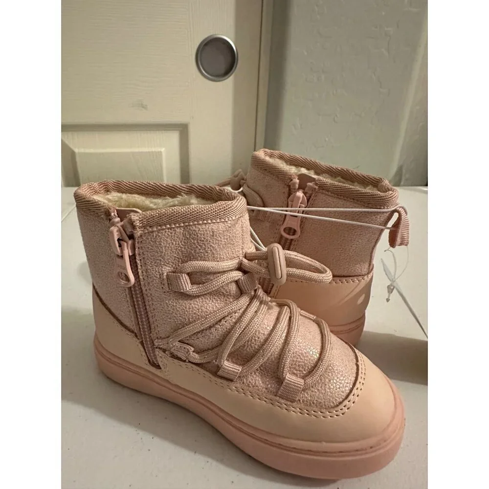 Cat & Jack Toddler Sophia Zipper Bootie’s size 7 NWT